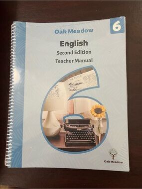 Oak Meadow English Teacher Manual - Light Blue Cover Sealed.